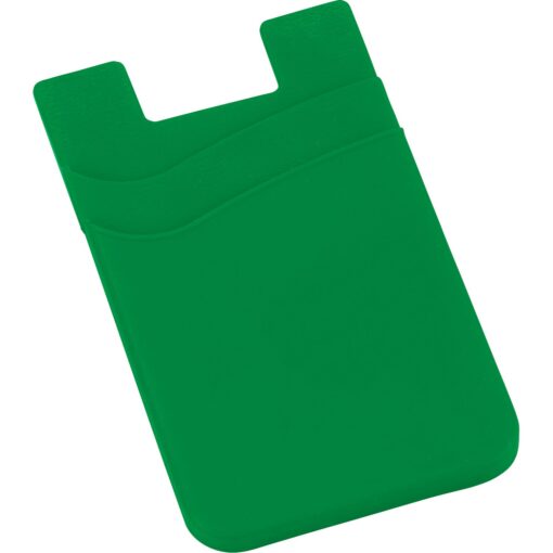 Dual Pocket Slim Silicone Phone Wallet-4