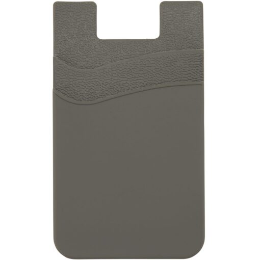 Dual Pocket Slim Silicone Phone Wallet-8