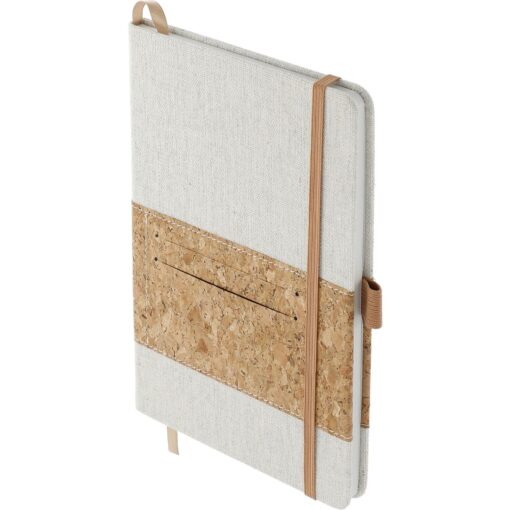 5.5" x 8.5" FSC® Mix Recycled Cotton Cork Notebook-2