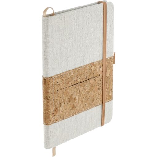 5.5" x 8.5" FSC® Mix Recycled Cotton Cork Notebook-4