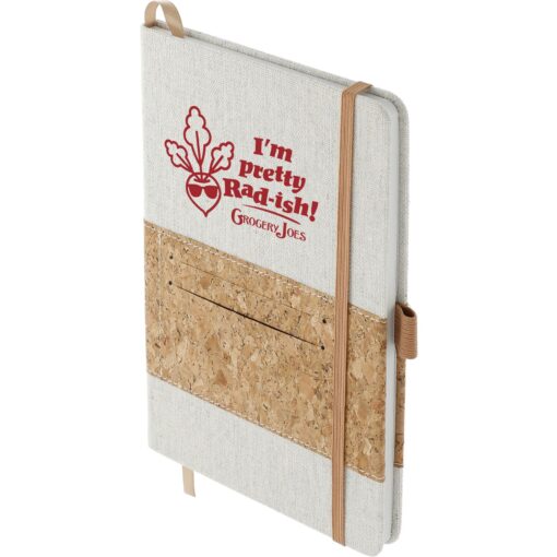 5.5" x 8.5" FSC® Mix Recycled Cotton Cork Notebook-1