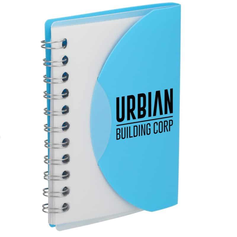 Custom 3.4'' x 4.5'' FSC® Recycled Post Spiral Notebook - 2