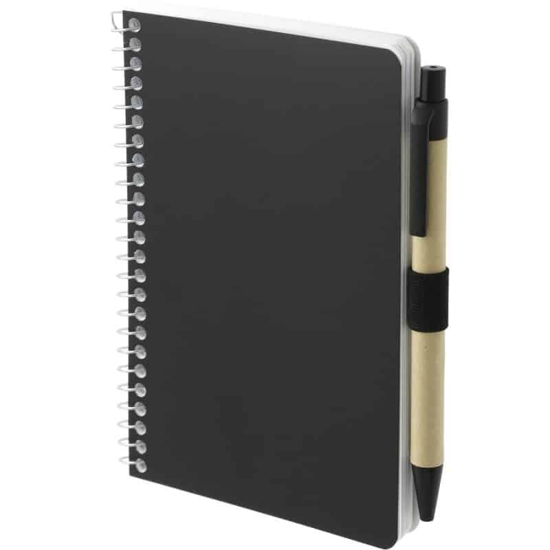 Custom 4'' x 6'' FSC® Mix Pocket Spiral Notebook with Pen - 1