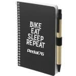 Custom 4'' x 6'' FSC® Mix Pocket Spiral Notebook with Pen