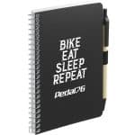 Custom 4'' x 6'' FSC® Mix Pocket Spiral Notebook with Pen - 2