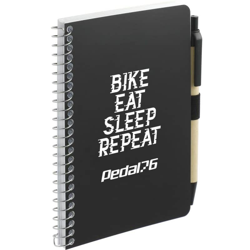 Custom 4'' x 6'' FSC® Mix Pocket Spiral Notebook with Pen - 2