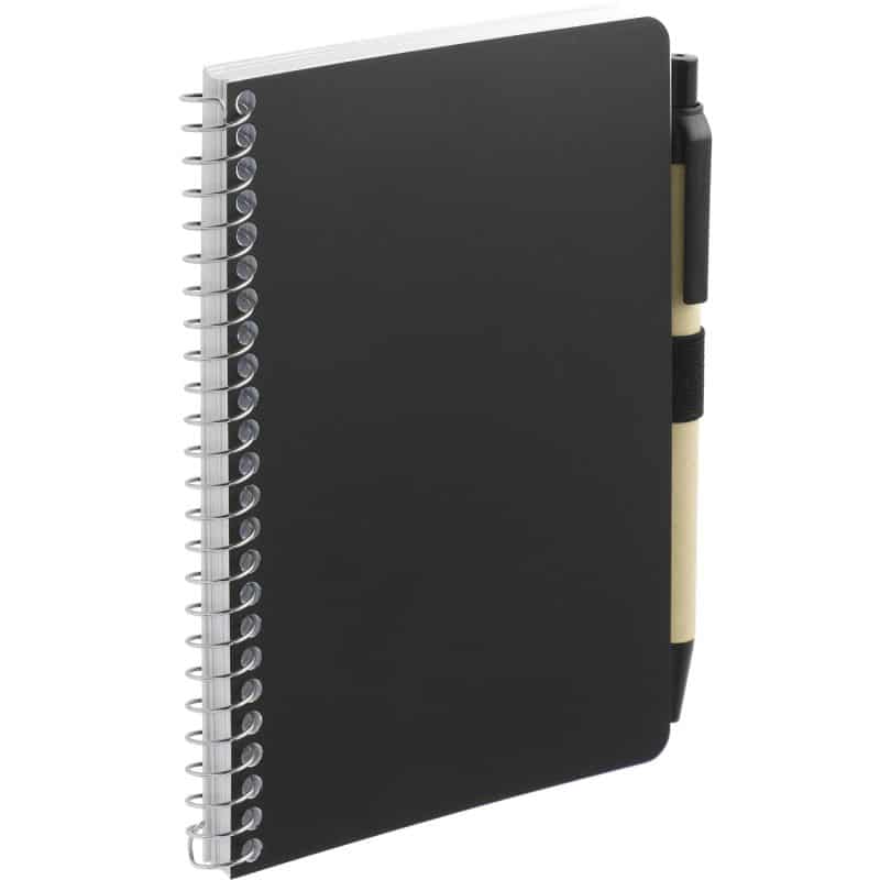 Custom 4'' x 6'' FSC® Mix Pocket Spiral Notebook with Pen - 3