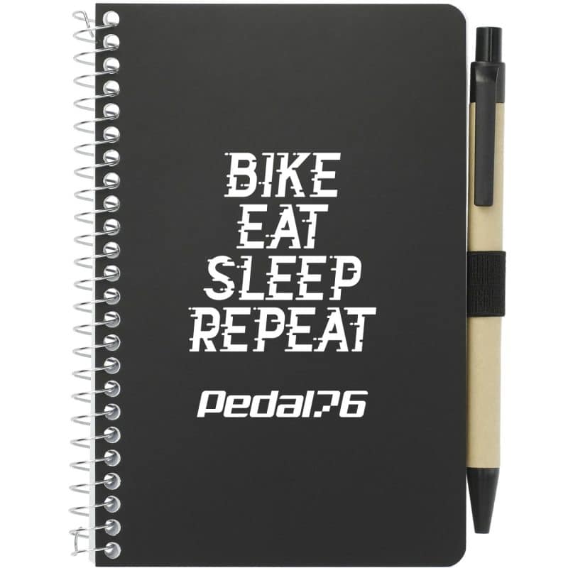 Custom 4'' x 6'' FSC® Mix Pocket Spiral Notebook with Pen - 4