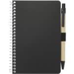Custom 4'' x 6'' FSC® Mix Pocket Spiral Notebook with Pen - 6