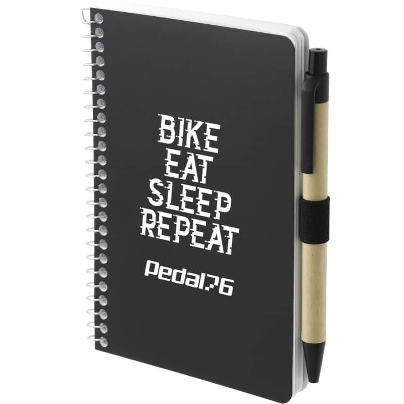 Custom 4'' x 6'' FSC® Mix Pocket Spiral Notebook with Pen