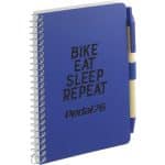 Custom 4'' x 6'' FSC® Mix Pocket Spiral Notebook with Pen - 9