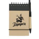 Custom 5'' x 4'' FSC® Mix Recycled Jotter with Pen - 3