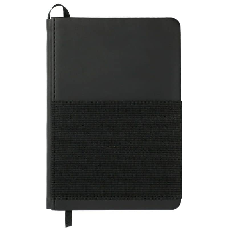 Custom 5'' x 7'' FSC® Mix Elastic Phone Pocket Notebook - 2