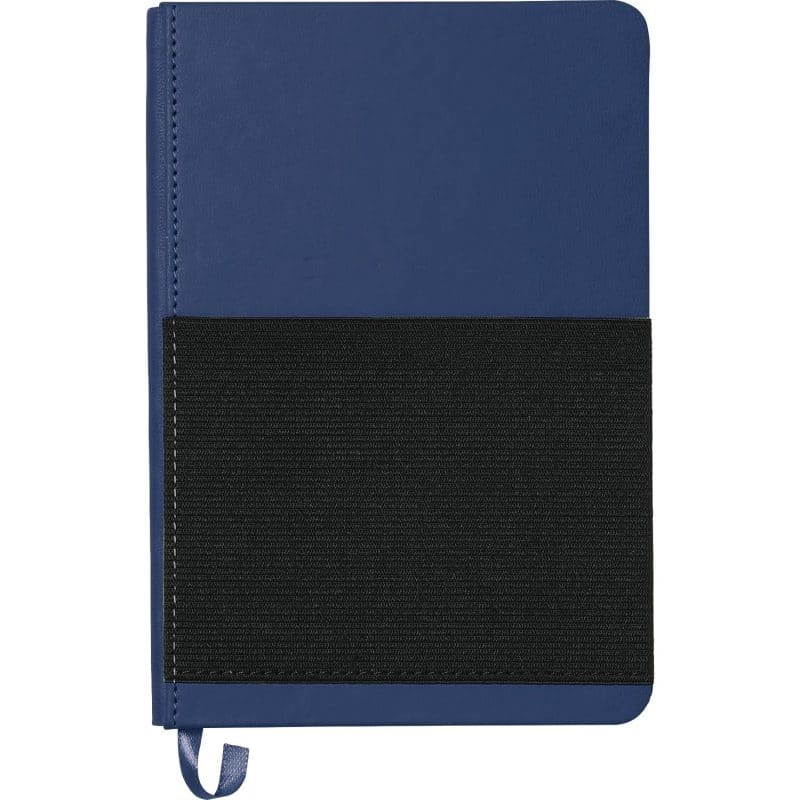 Custom 5'' x 7'' FSC® Mix Elastic Phone Pocket Notebook - 5