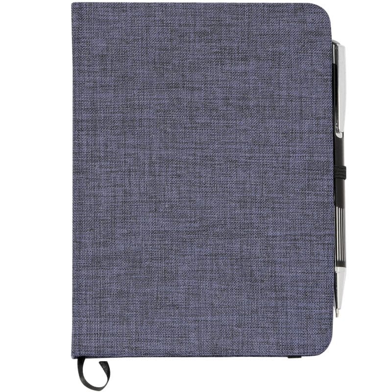Custom 5'' x 7'' FSC® Mix Heathered Bound Notebook - 3