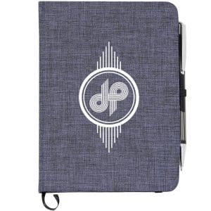 Custom 5'' x 7'' FSC® Mix Heathered Bound Notebook