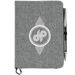 Custom 5'' x 7'' FSC® Mix Heathered Bound Notebook - 6