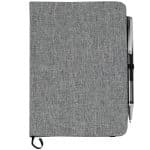 Custom 5'' x 7'' FSC® Mix Heathered Bound Notebook - 7