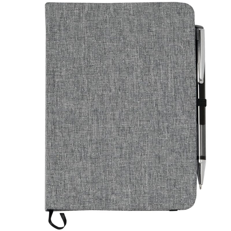 Custom 5'' x 7'' FSC® Mix Heathered Bound Notebook - 7