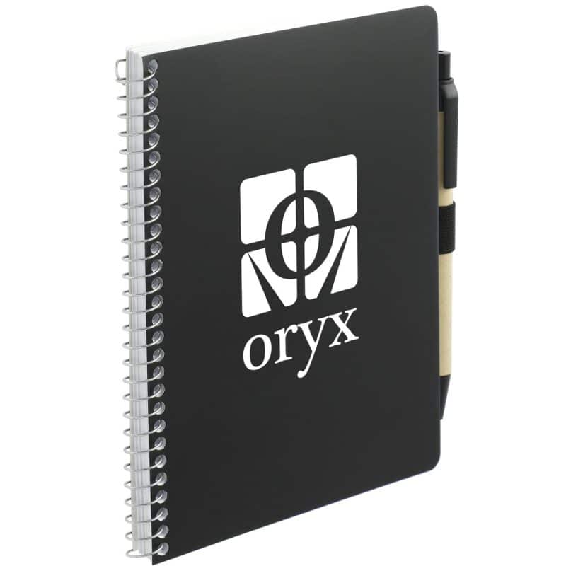 Custom 5'' x 7'' FSC® Mix Spiral Notebook with Pen - 2
