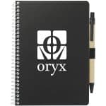 Custom 5'' x 7'' FSC® Mix Spiral Notebook with Pen - 4