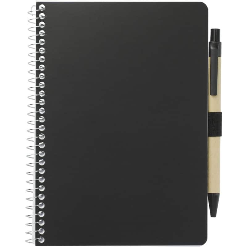 Custom 5'' x 7'' FSC® Mix Spiral Notebook with Pen - 6