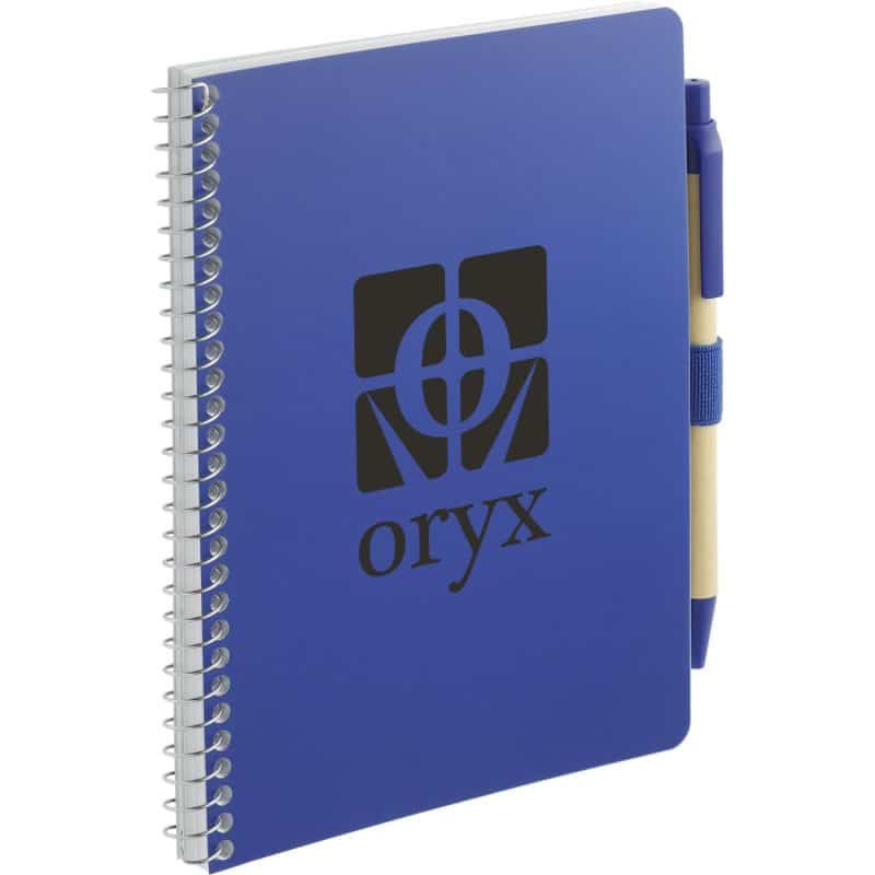 Custom 5'' x 7'' FSC® Mix Spiral Notebook with Pen - 9