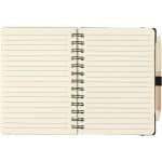 Custom 5'' x 7'' FSC® Mix Wheat Straw Notebook with Pen - 8