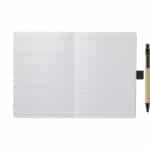 Custom 5'' x 7'' FSC® Recycled Notebook and Pen Set - 5