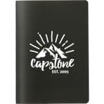 Custom 5'' x 7'' Mineral Stone Field Bound Notebook - 4