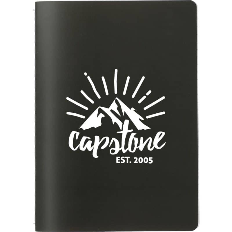 Custom 5'' x 7'' Mineral Stone Field Bound Notebook - 4