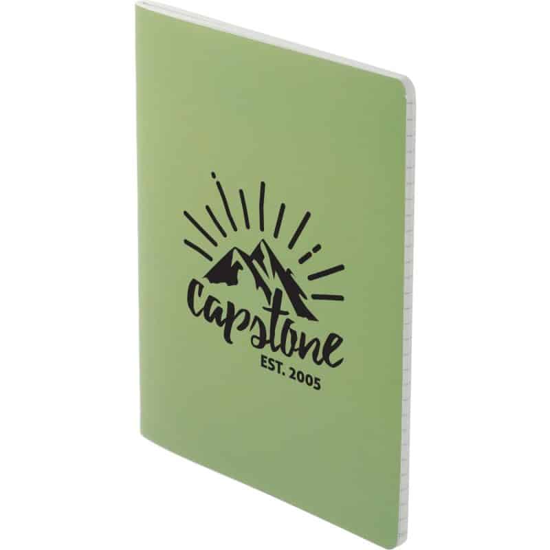 Custom 5'' x 7'' Mineral Stone Field Bound Notebook - 7