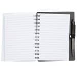 Custom 5'' x 7'' Recycled Pace Spiral Notebook w Pen - 3