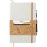 Custom 5.5'' x 8.5'' FSC® Mix Recycled Cotton Cork Notebook - 9