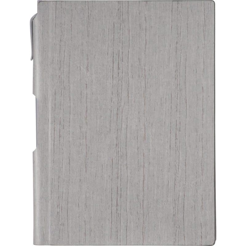 Custom 6'' x 8.5'' FSC® Mix Bari Notebook with Pen - 3