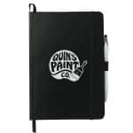 Custom 6'' x 8.5'' FSC® Mix Crown Journal with Pen-Stylus