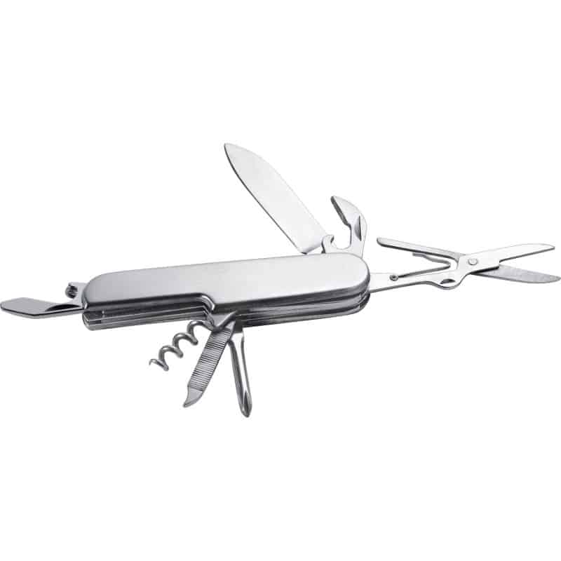 Custom 8-Function Stainless Steel Knife - 1