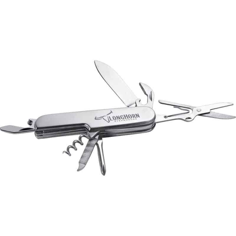 Custom 8-Function Stainless Steel Knife