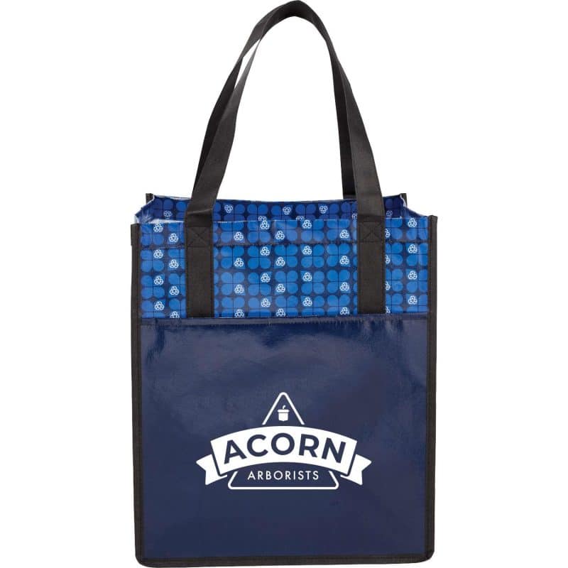 Custom Big Grocery Laminated Non-Woven Tote - 7