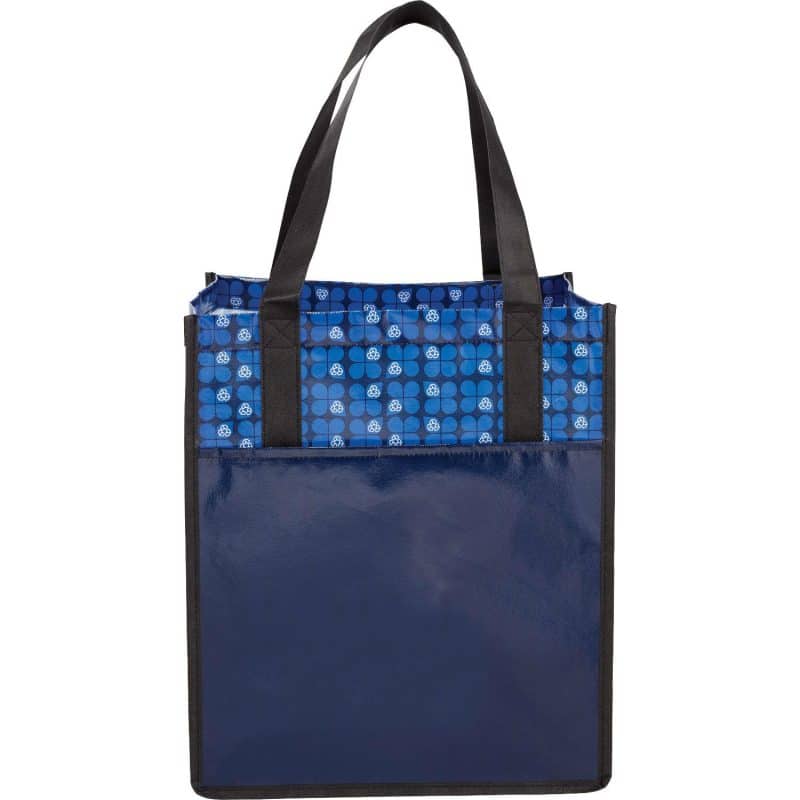 Custom Big Grocery Laminated Non-Woven Tote - 8