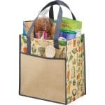 Custom Big Grocery Vintage Laminated Non-Woven Tote - 1