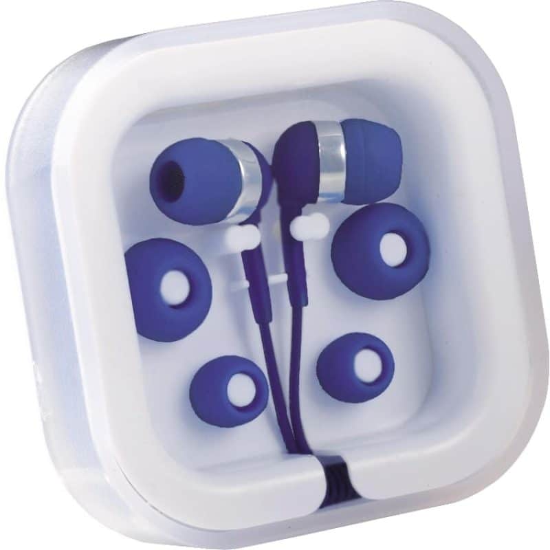 Custom Color Pop Earbuds w/ Microphone - 1