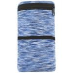 Custom Cooling Heathered Wrist Band with Pocket - 2