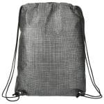 Custom Crossweave Heat Sealed Drawstring Bag - 1