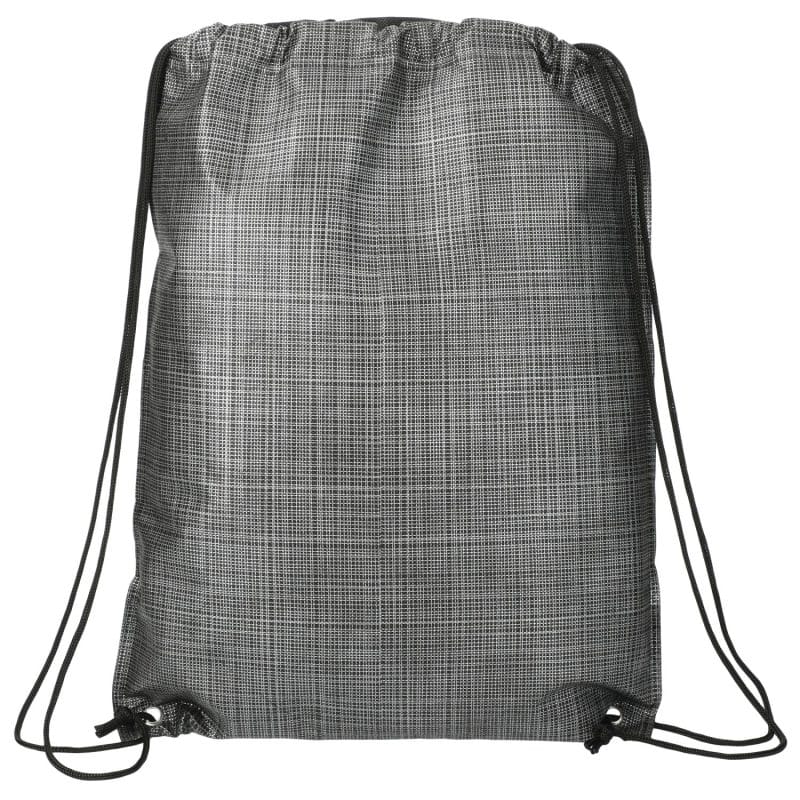 Custom Crossweave Heat Sealed Drawstring Bag - 1