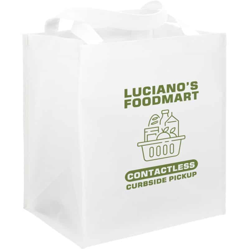 Custom Double Laminated Wipeable Grocery Tote - 7