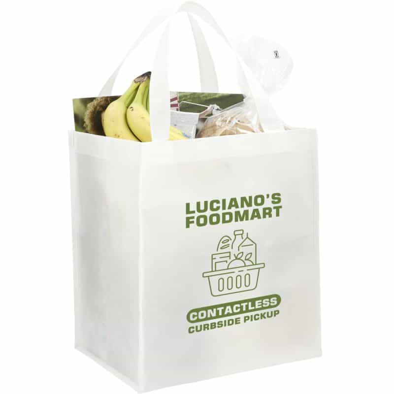 Custom Double Laminated Wipeable Grocery Tote - 8