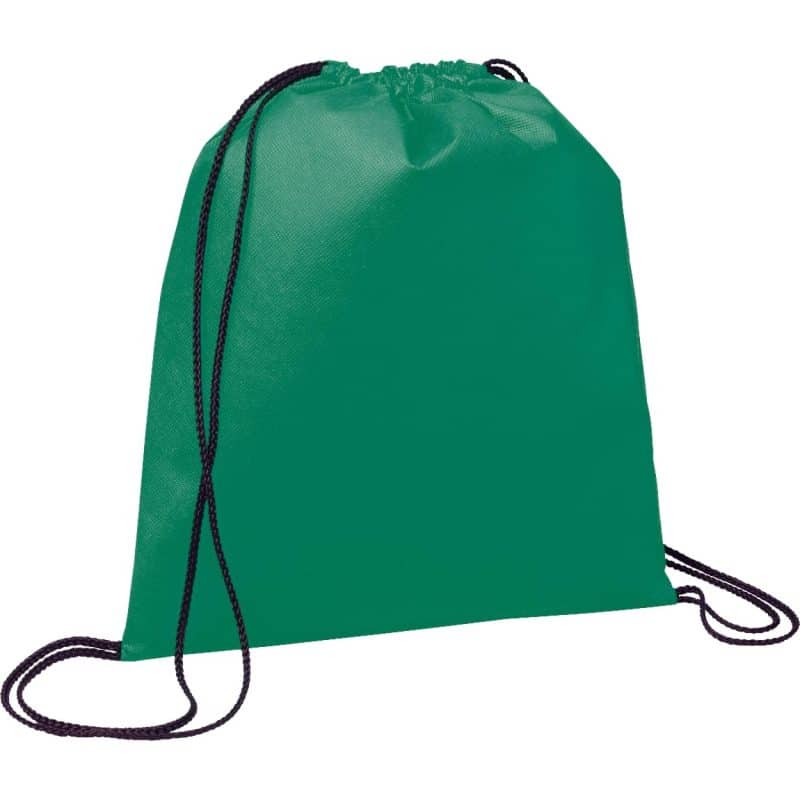 Custom Evergreen Non-Woven Drawstring Bag - 6
