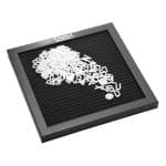 Custom Felt Board with Letters - 2
