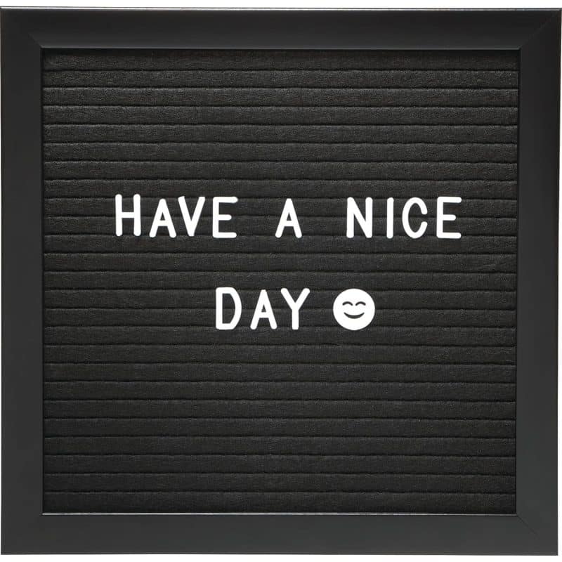 Custom Felt Board with Letters - 7